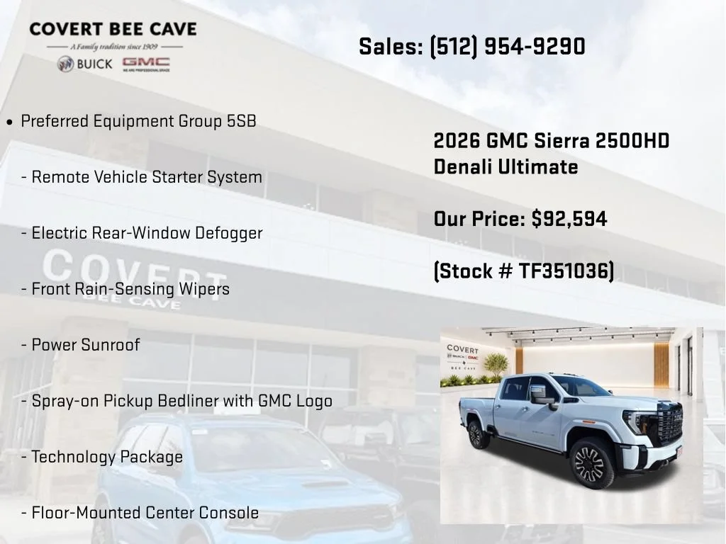 2026 GMC Sierra 2500HD Denali Ultimate - Photo 14