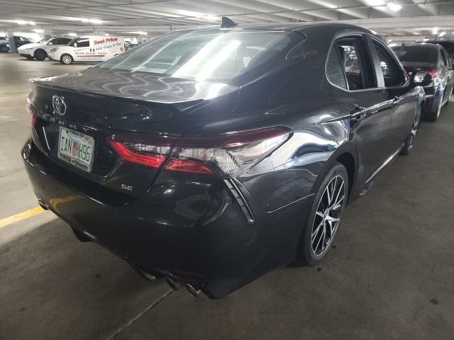 Used 2021 Black Toyota SE image 2
