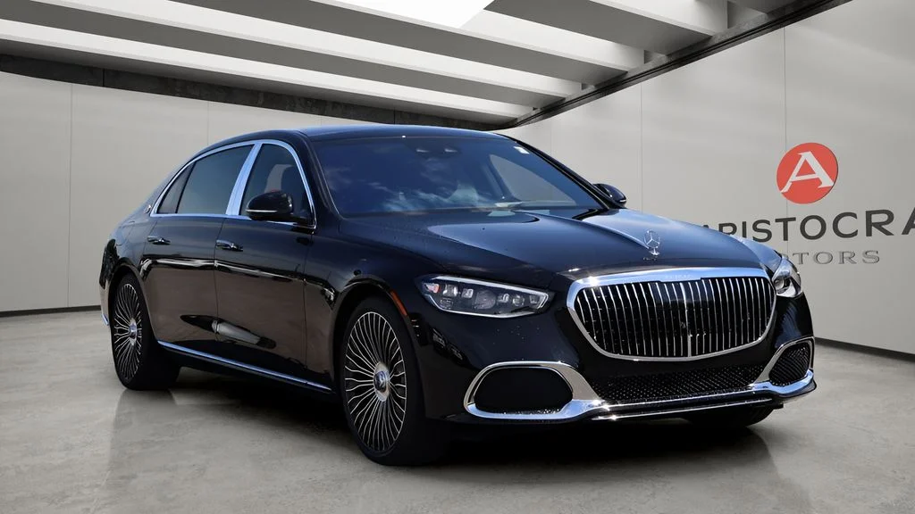 Certified Used 2024 Obsidian Black Mercedes-Benz Maybach S 580 image 3