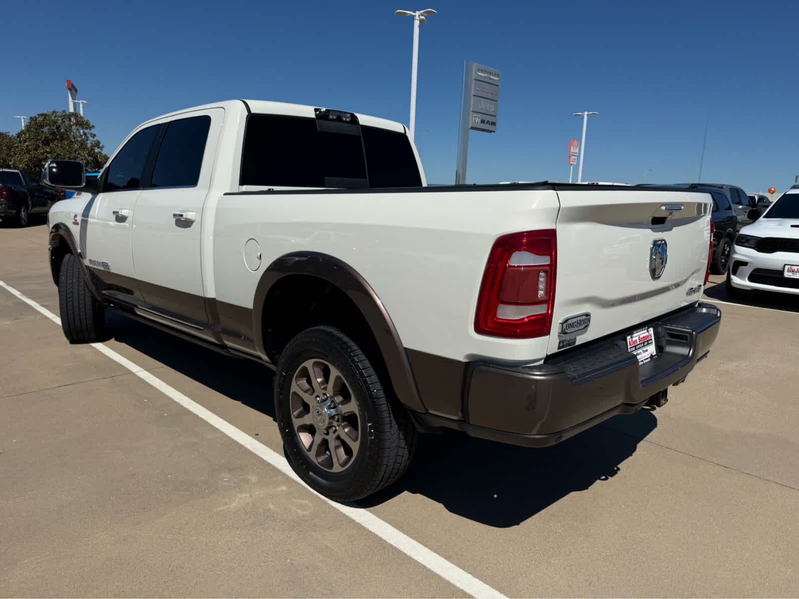 Used 2022 Pearl White Ram Longhorn image 8