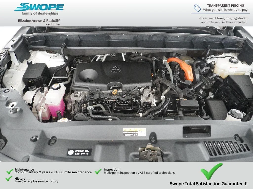 Used 2021 Blizzard Pearl Toyota Hybrid Platinum image 29