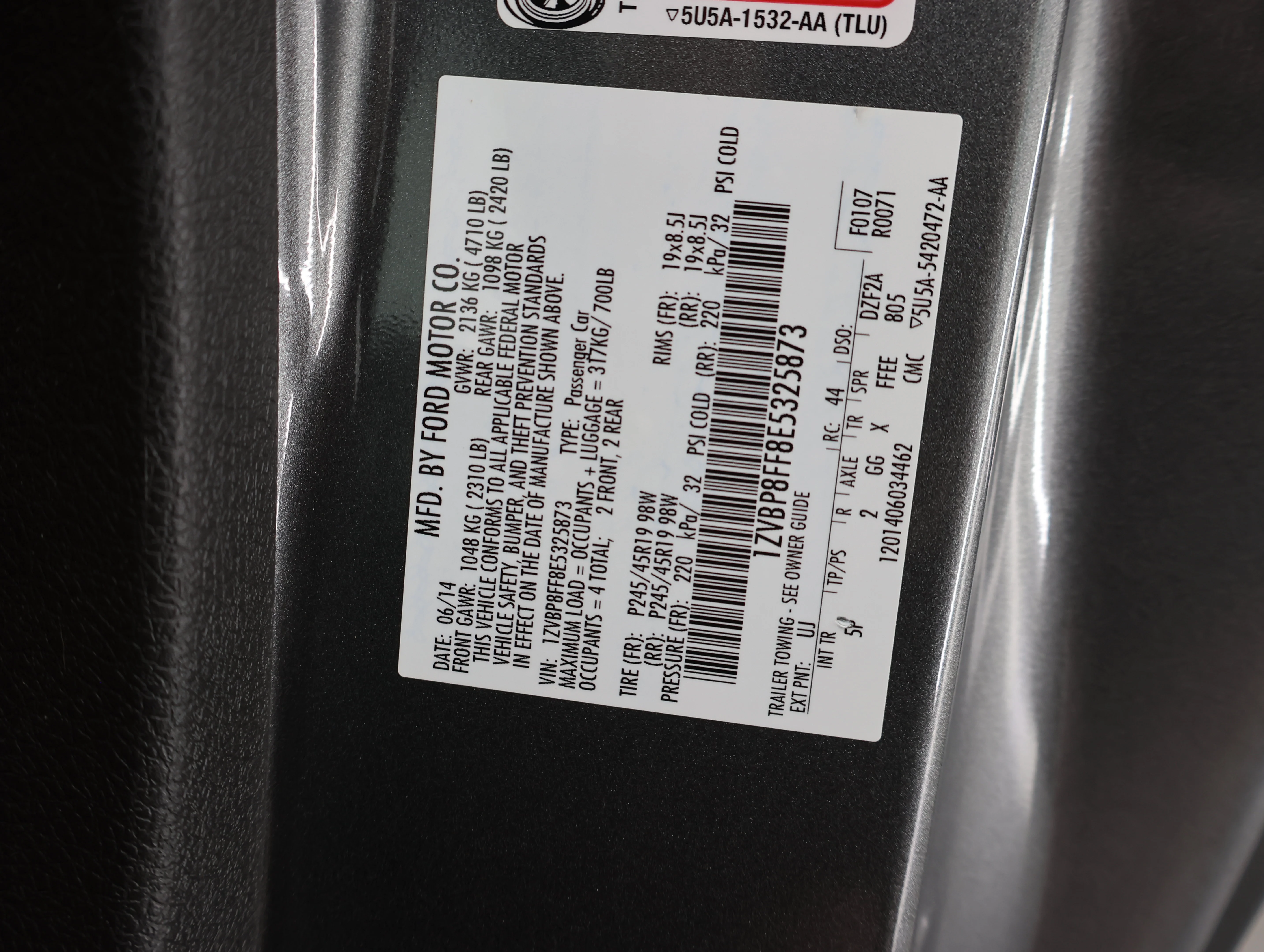 Used 2014 Sterling Gray Metallic Ford GT Premium image 46