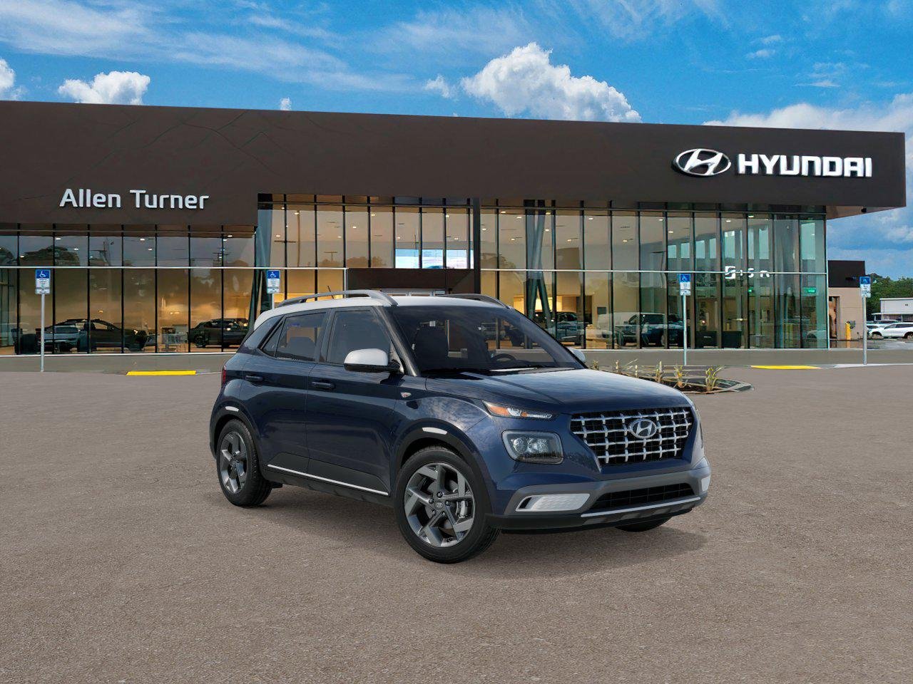 New 2026 Denim w/White Roof Hyundai SEL w/Two-Tone Roof image 2