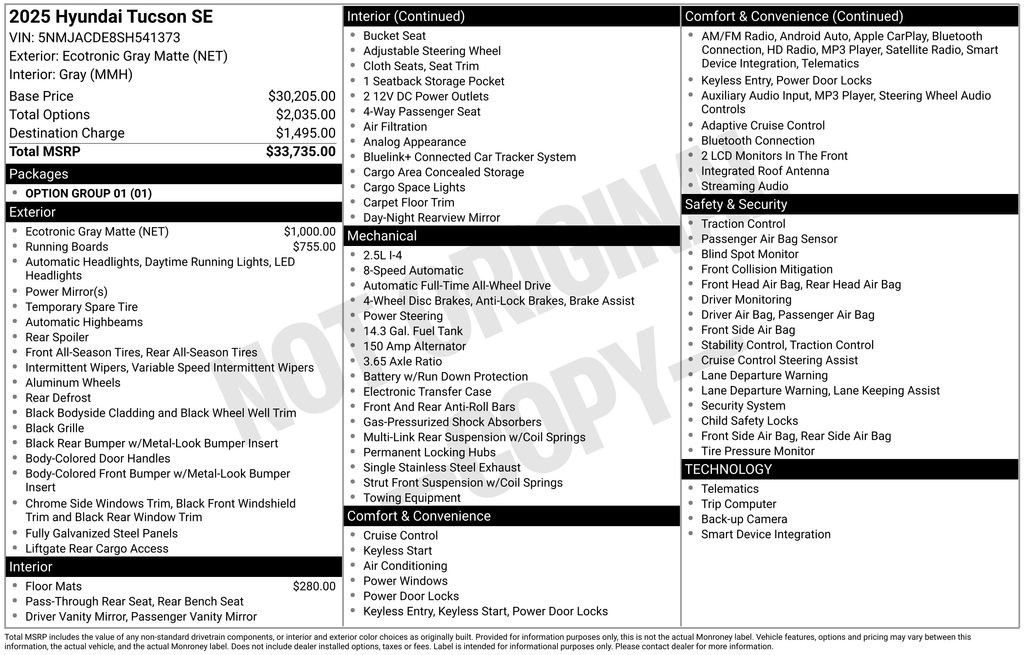 Certified Used 2025 Gray Hyundai SE image 33