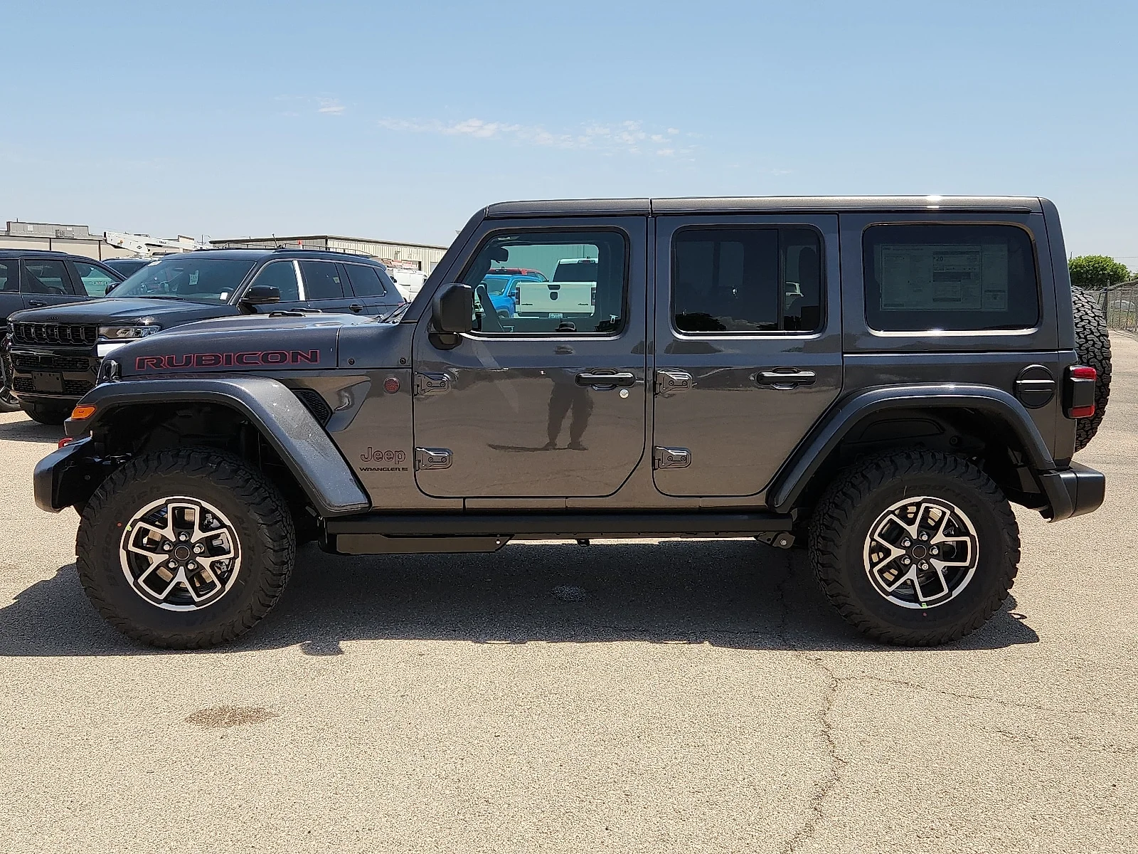 New 2026 Granite Crystal Metallic Clear-Coat  Paint Jeep 4-DOOR RUBICON image 2
