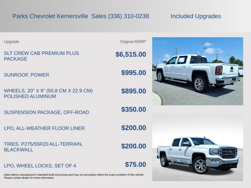 Used 2018 White GMC SLT image 4