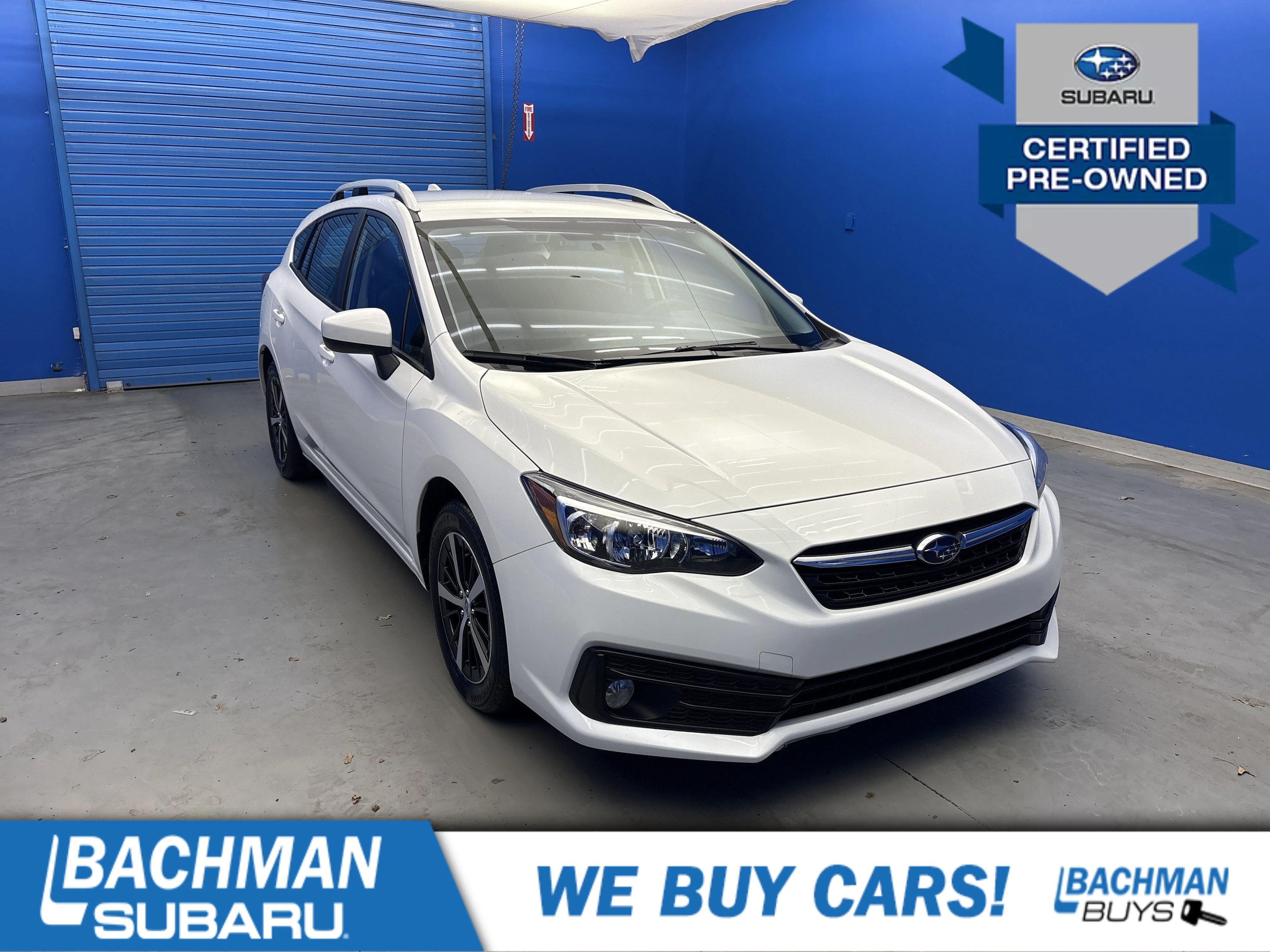 Used 2023 Crystal White Pearl Subaru Premium image 1