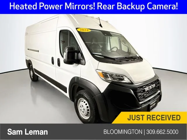 2024 Ram ProMaster 2500 High Roof for sale at Sam Leman Chrysler Jeep Dodge of Bloomington