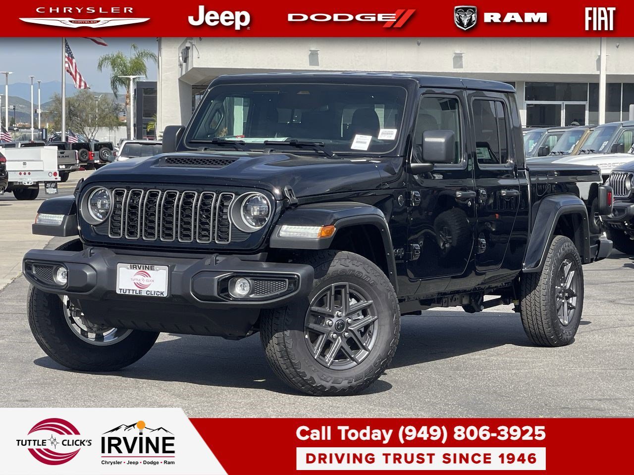 New 2026 Black Clear-Coat Exterior Paint Jeep Sport S image 1