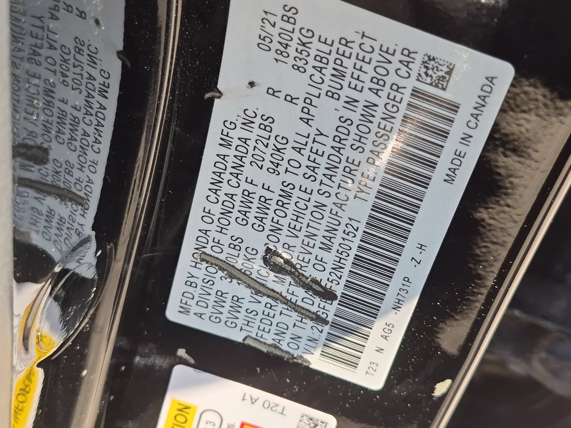 Certified Used 2022 Black Honda Sport image 32