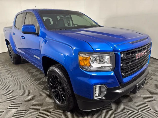 Used 2022 Blue Metallic GMC Elevation image 1