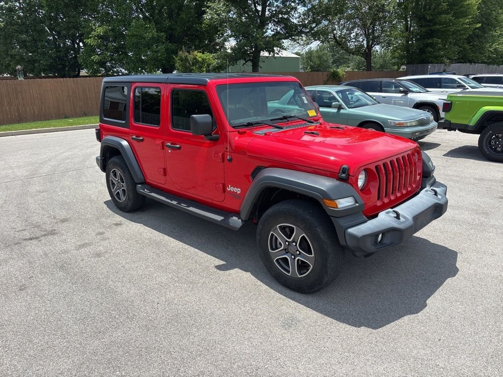 Certified Used 2018 Red Jeep Unlimited Sport S image 7