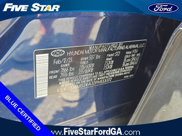 Used 2023 Stormy Blue Hyundai SEL image 17