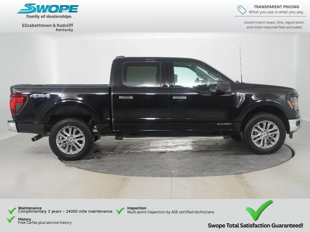 New 2026 Agate Black Metallic Ford XLT image 3