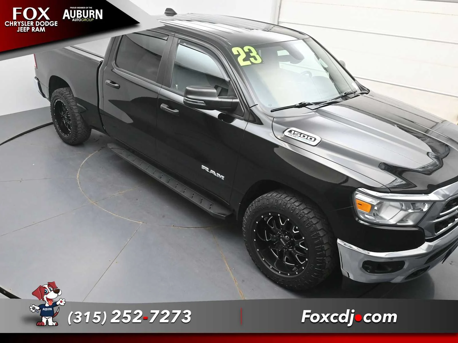 Used 2023 Diamond Black Crystal Pearlcoat Ram Big Horn image 35