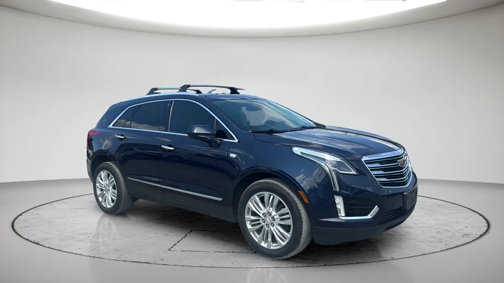 Used 2017 Blue Cadillac Premium Luxury image 2
