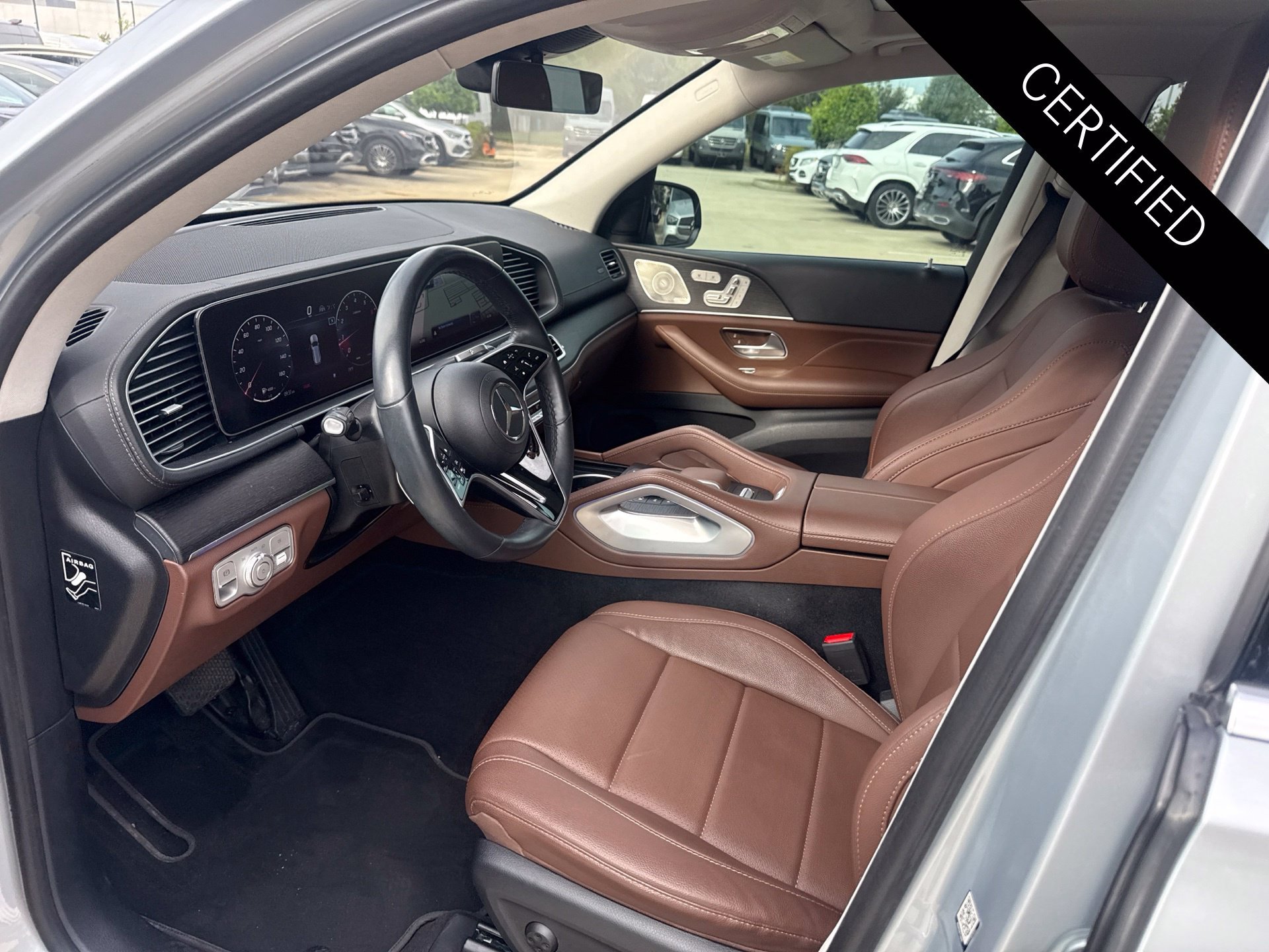 Certified Used 2024 Cirrus Silver Metallic Mercedes-Benz GLS 450 image 9