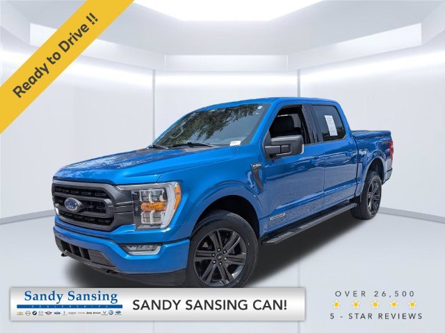 Used 2021 Blue Ford XLT image 1