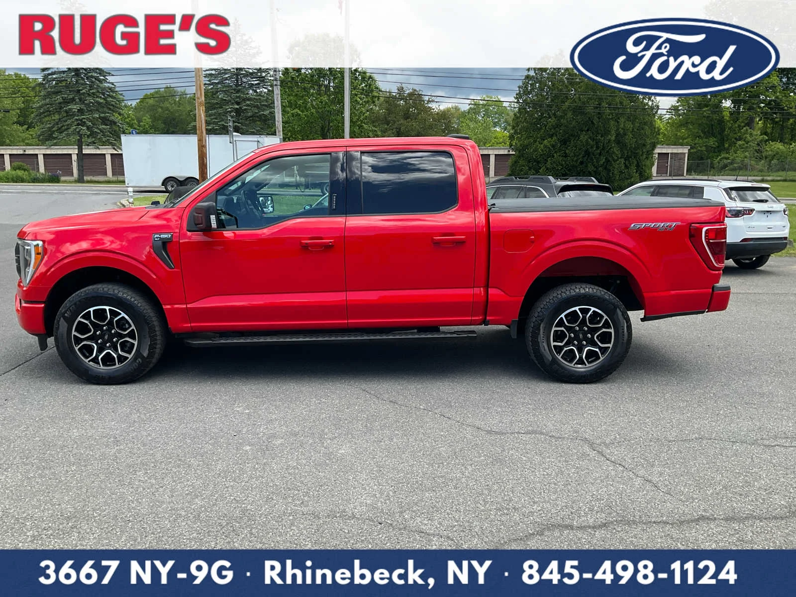 Used 2023 Race Red Ford XLT image 8