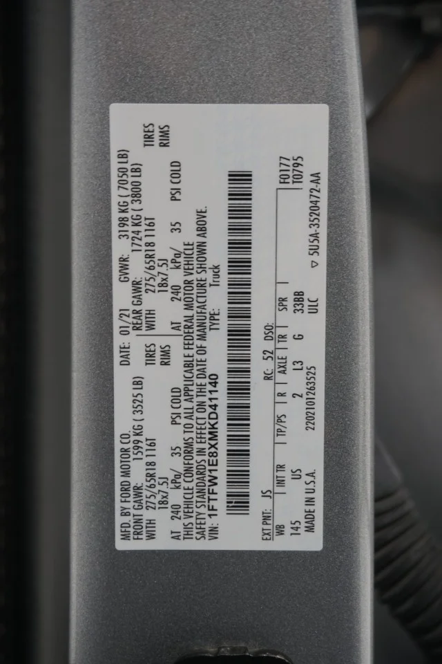 Used 2021 SILVER Ford XLT image 40