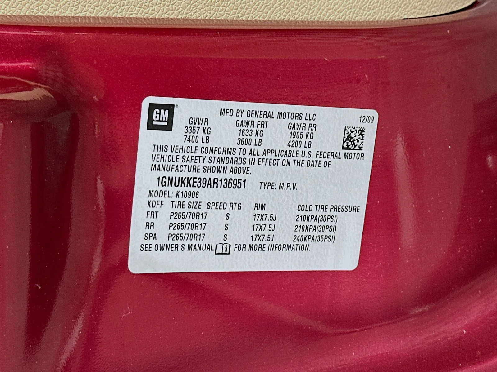 Used 2010 Red Jewel Tintcoat Chevrolet LTZ image 36