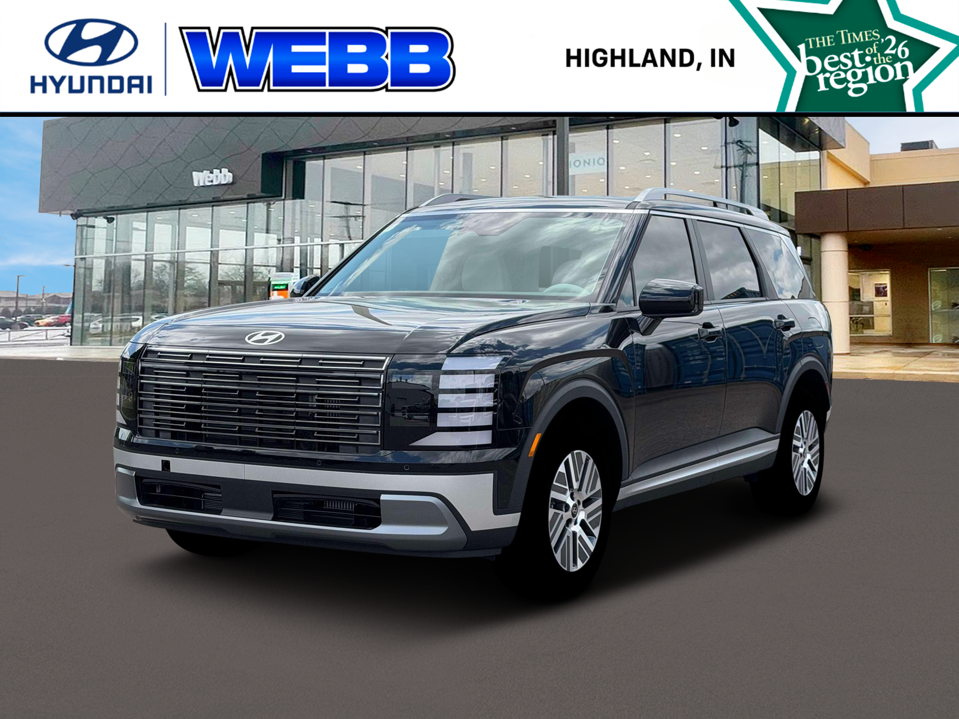 New 2026 Black Hyundai Blue SEL 7P image 1