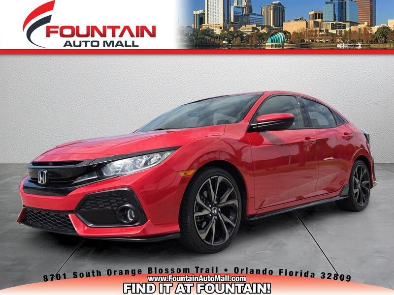 Used 2019 RED Honda SPORT CVT image 1
