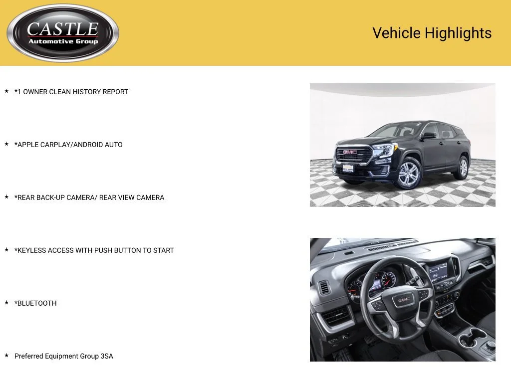 Used 2024 Ebony Twilight Metallic GMC SLE image 3