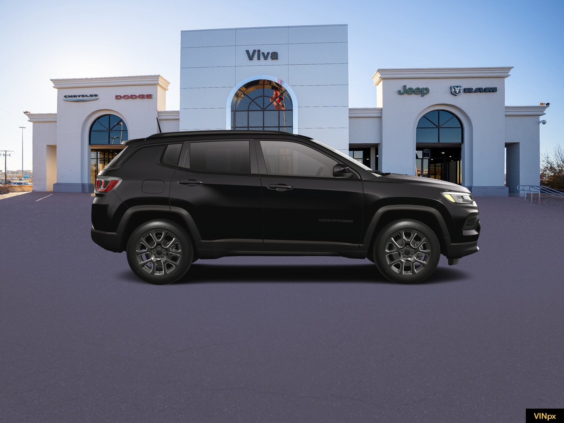 New 2026 Diamond Black Crystal Pearl-Coat Exterior Paint Jeep Latitude image 9
