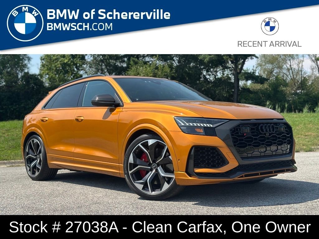 Used 2023 Orange Audi 4.0T image 1