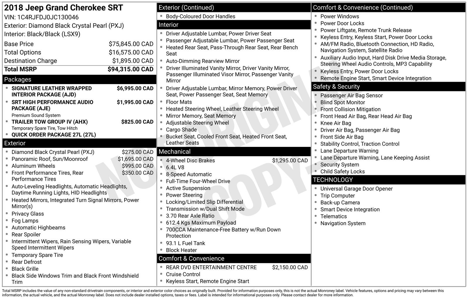 Used 2018 Black Jeep SRT image 39