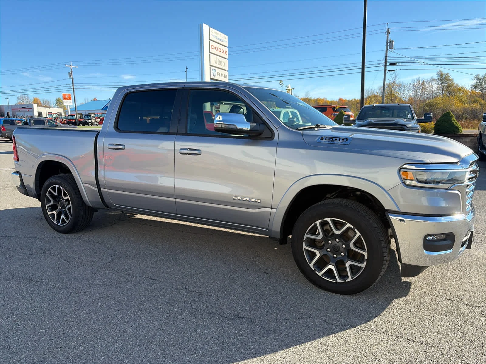 Used 2026 Billet Silver Metallic Clearcoat Ram Laramie image 3