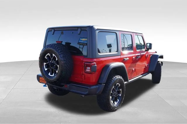 Certified Used 2025 Red Jeep Rubicon 4xe image 5