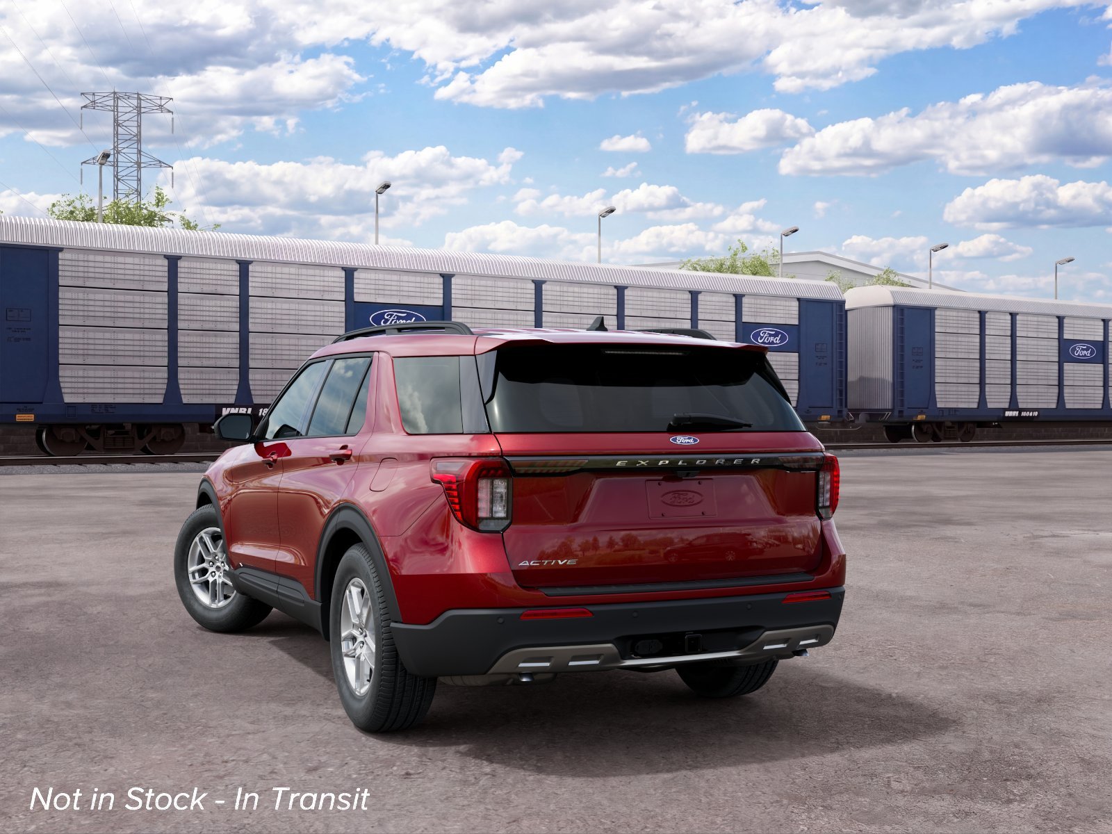 New 2027 Ruby Red Metallic Tinted Clearcoat Ford Active image 8