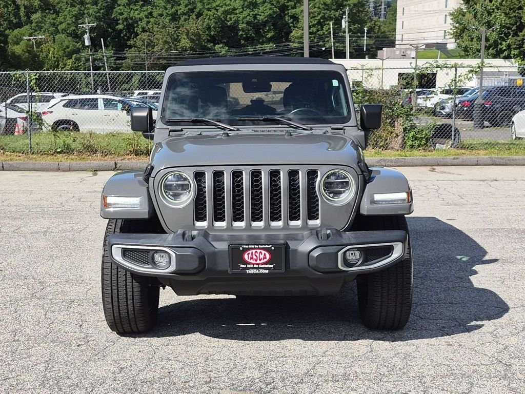 Used 2021 Gray Jeep Unlimited Sahara 4xe image 11