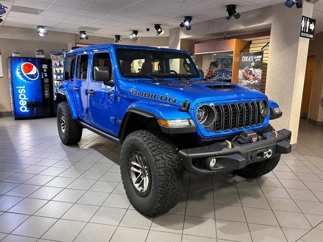 New 2024 Hydro Blue Pearl-Coat Exterior Paint Jeep Rubicon 392 image 3