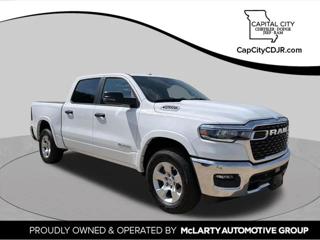 New 2026 Bright White Clear-Coat Exterior Paint RAM Big Horn/Lone Star image 1