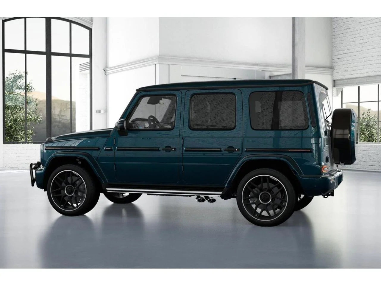 New 2027 MANUFAKTUR Sea Blue metallic Mercedes-Benz AMG® G 63 SUV image 32