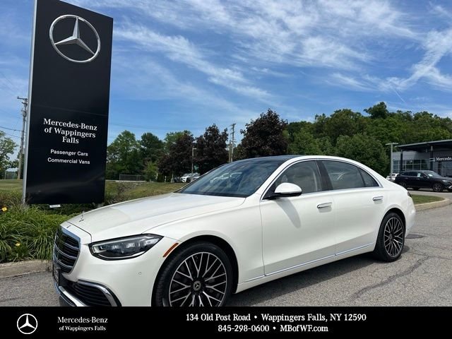 Certified Used 2023 White Mercedes-Benz S 580 image 1