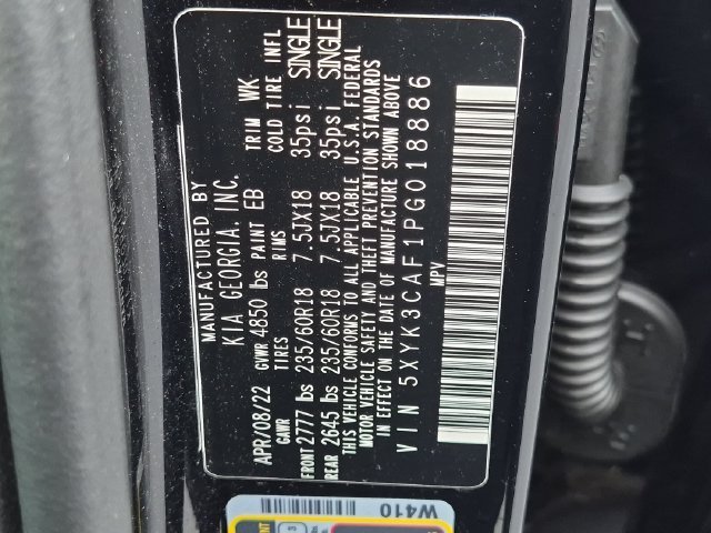 Certified Used 2023 Black Kia EX image 35