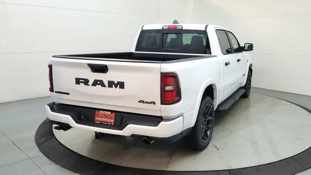New 2026 Bright White Clear-Coat Exterior Paint RAM Laramie image 9