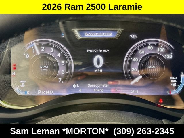 New 2026 Ceramic Gray Clear-Coat Exterior Paint Ram Laramie image 12