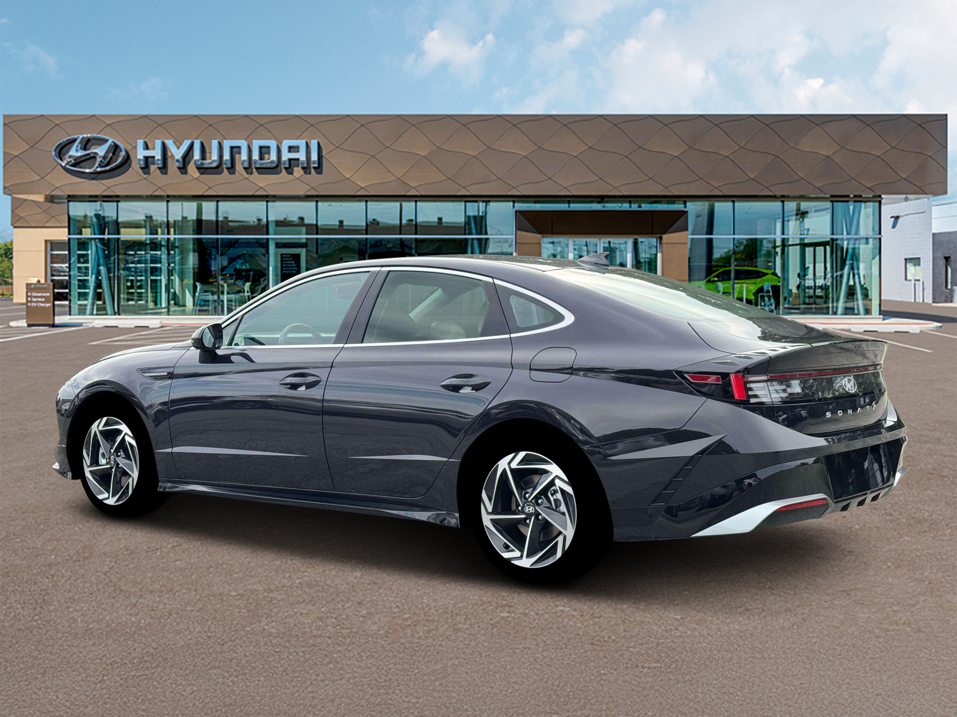 New 2026 Blue Hyundai SEL Sport image 4
