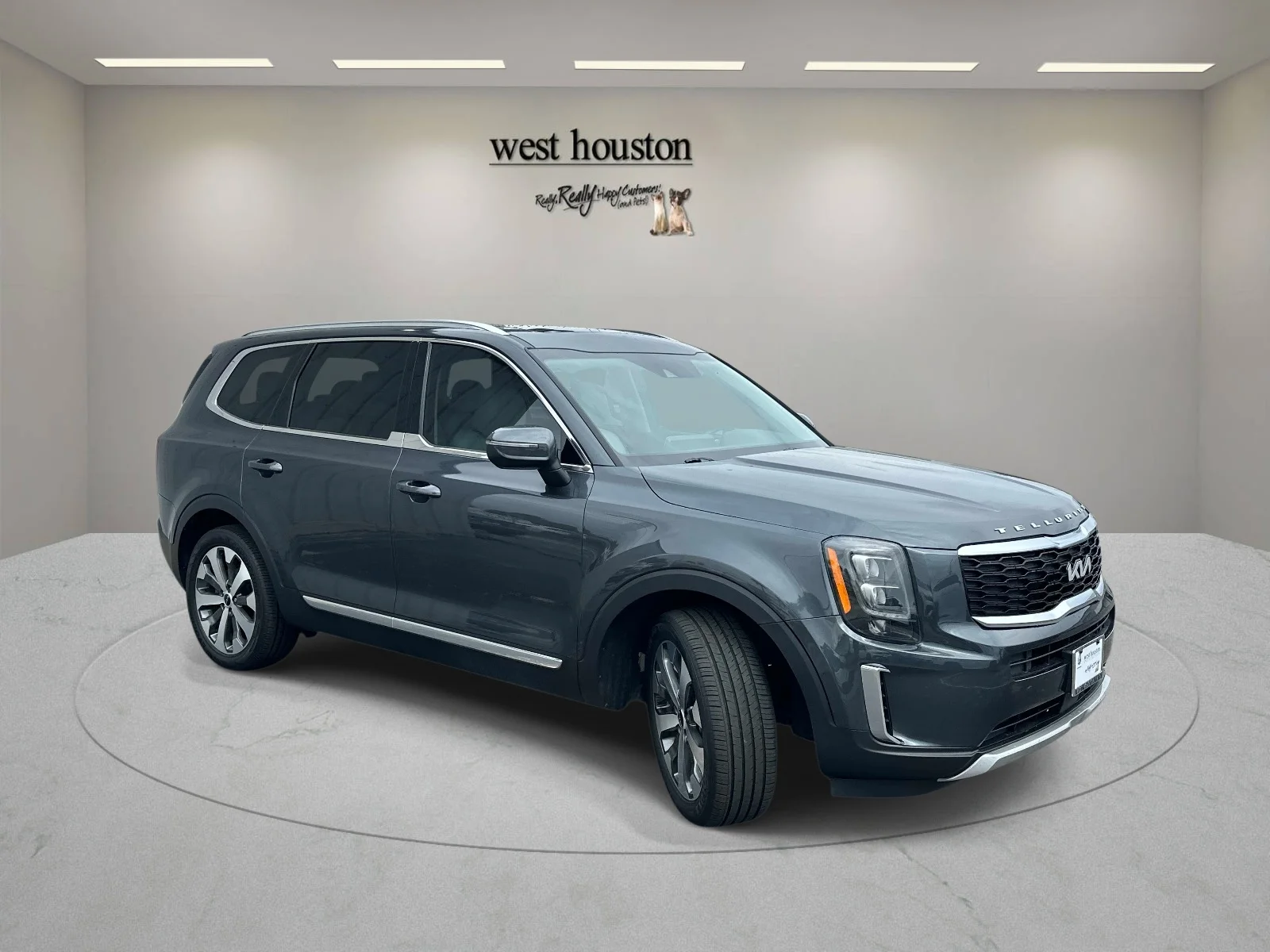 Used 2022 Gravity Grey Kia EX image 3