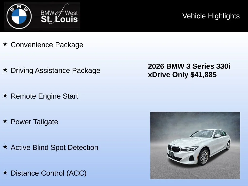 Used 2026 White BMW 330i xDrive image 8