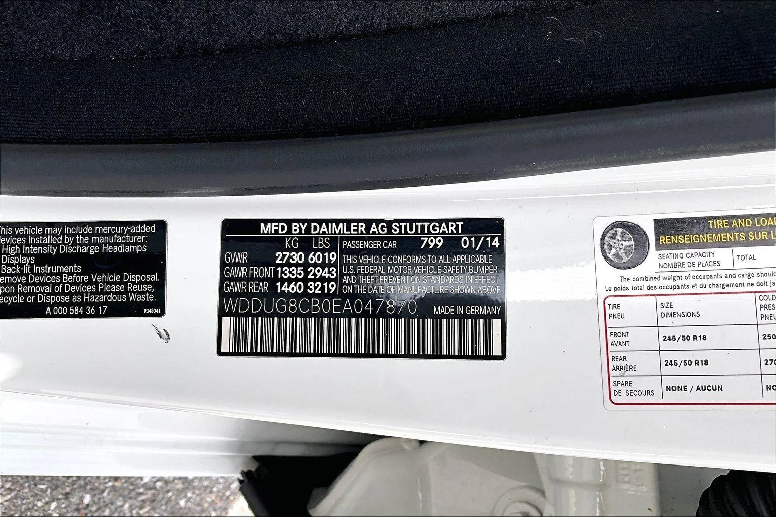 Used 2014 Diamond White Metallic Mercedes-Benz S 550 image 19