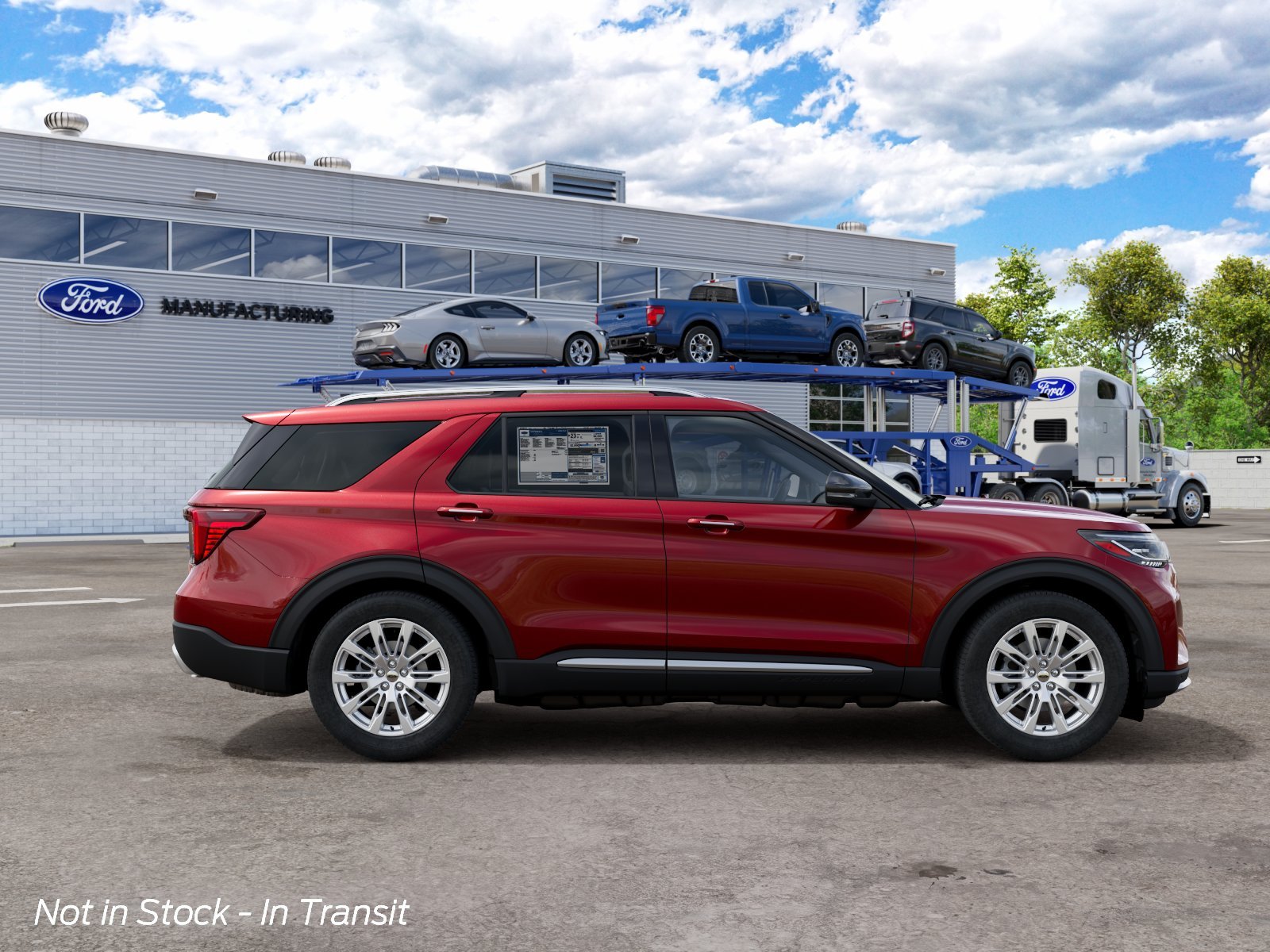 New 2027 Ruby Red Metallic Tinted Clearcoat Ford Platinum™ image 8