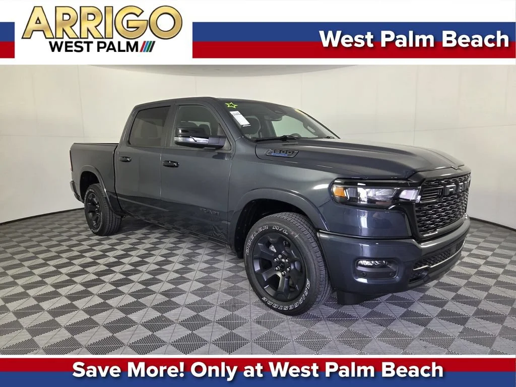 New 2026 Forged Blue Metallic Exterior Paint RAM Big Horn image 1