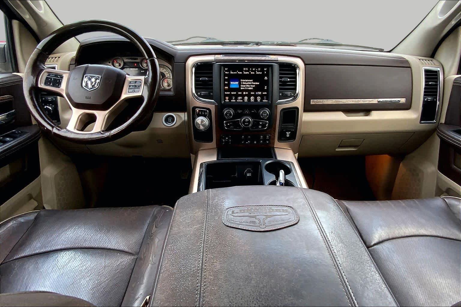 Used 2015 Deep Cherry Red Crystal Pearlcoat Ram Laramie Longhorn image 16