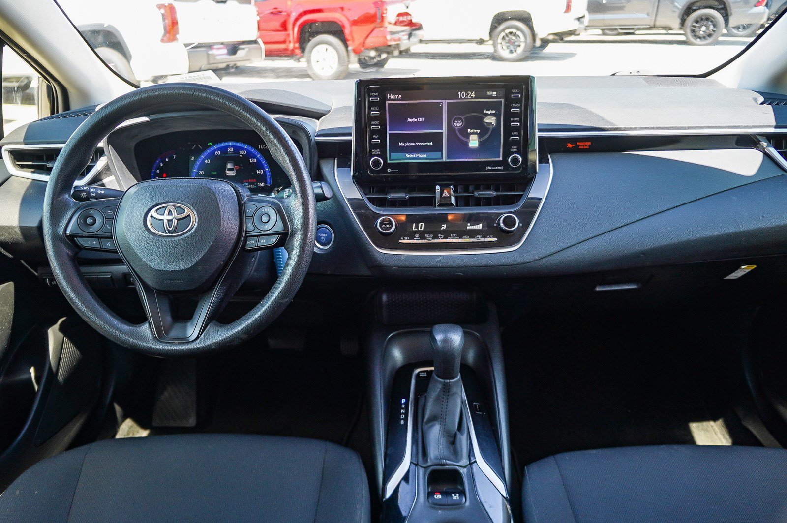 Used 2021 Black Sand Pearl Toyota Hybrid LE image 12